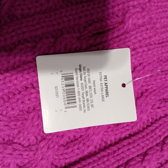 NWT boots and barkley extra extra large knit dog sweater - Picture 3 of 4